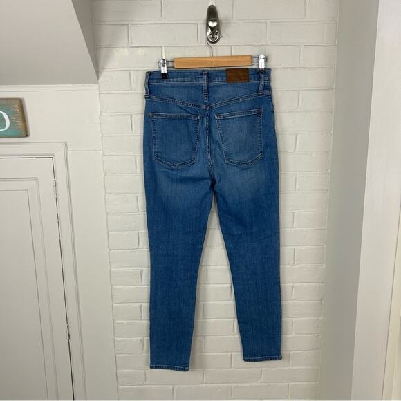 🍓Madewell 11” High Rise Skinny Crop Denim Jeans Size 28 - Picture 9 of 9